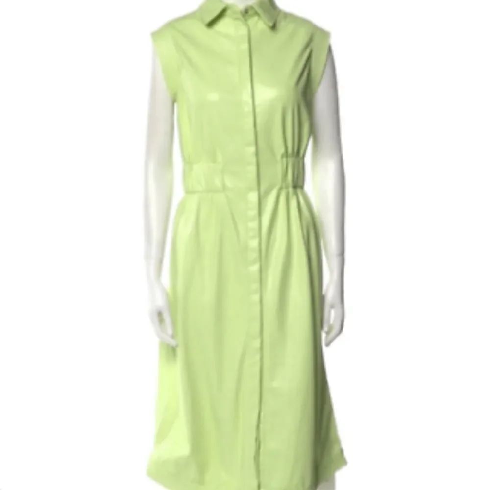 HOUSE OF HARLOW 1960 - Green Faux Leather Dress